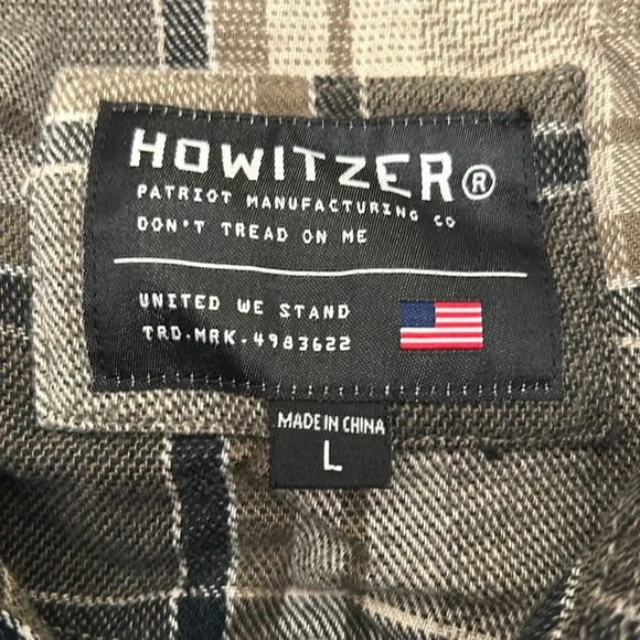 Howitzer patriotic flannel